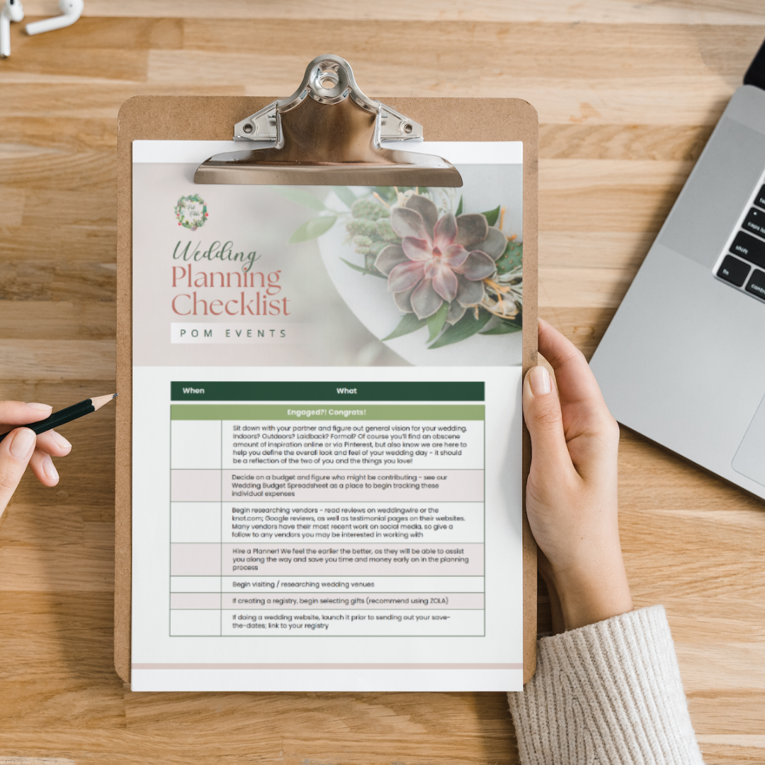 Wedding Event Checklist
